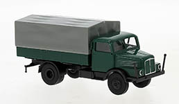 101-71535 - 1:87 IFA S 4000-1, dunkelgrün mit schwarzem Chassis